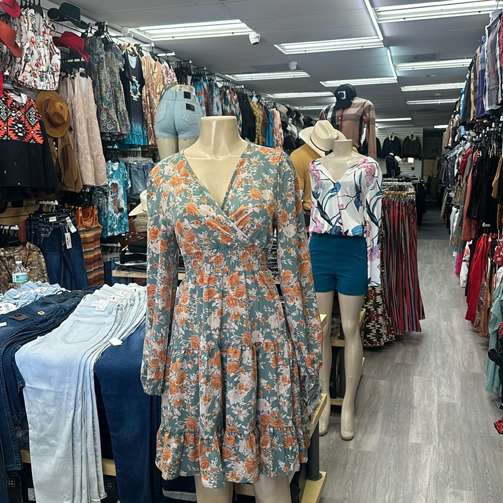 Women flower sundress true to size